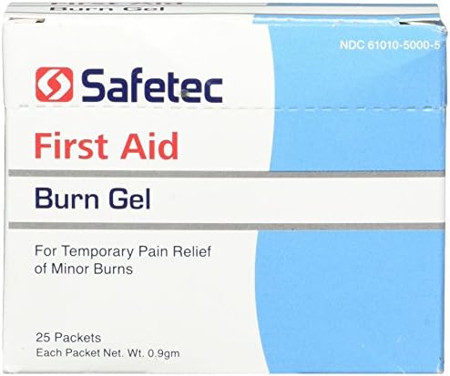 Safetec of America 2510 Burn Gel Foil Pack, 1/32 oz Size (Pack of 25)
