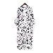 Cardigan,Toraway Women Floral Chiffon Half Sleeve Kimono Long Cardigan Tops Blouse (Large)