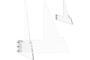 ZFLYCANP Championship Belt Display Stand, Acrylic Clear Belt Buckles Holder, Adjustable Opening No Assembly Required for Wres