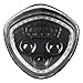 VICTORY Led Headlight with Halo Angel Eye DRL LED Headlamp For 07-17 Victory Motorcycle Cruisers Cross Road Country-Black