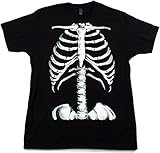 Skeleton Rib Cage | Jumbo Print Novelty Halloween Costume Unisex T-shirt