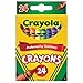 Crayola Crayons 24 ct (Pack of 2) primary