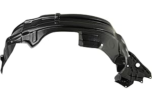 TRQ Front Left Inner Fender Liner Drivers Side Compatible with 2011-2015 Lexus CT200h LX1248113