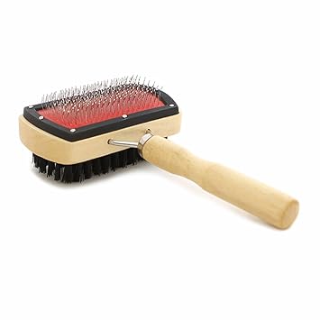 double sided slicker brush