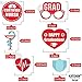 Nurse Photo Booth Props for Nurse Party Decorations - Pack of 33 | Nurse Graduation Photo Booth Props 2021 - DIY Required | Doctor Nurse Medical Graduation Party, Nursing School Graduation Party 2021