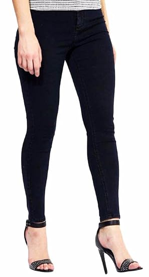 black skin fit jeans