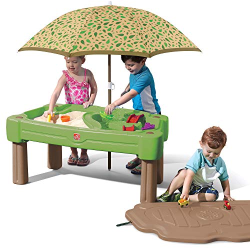 Step2 Cascading Cove Sand Water Table With Umbrella Kids Table