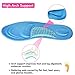 Shoe Insoles Women, (2 Pairs Blue) Arch Support Insoles Breathable, New Material, 5D Sponge Barefoot Comfort Insoles and High Heel Inserts, for Massaging, Arch Pain and Foot Pain Relievethumb 3