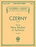 Thirty New Studies in Technics, Op. 849: Schirmer Library of Classics Volume 272 Piano Technique (Schirmer's Library of Musical Classics) by Giuseppe Buonamici, Carl Czerny