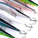 Aorace 10Pcs/Lot 14cm 23g Artificial Bait Minnow Fishing Lures Plastic Hard Baits Lure Fishing Lures Kit for Bass Trout Crankbaits Jerkbaits Saltwater