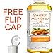 Pure Body Naturals - Sweet Almond Oil, Super Triple A Grade Quality, 100% Pure and Natural from Spain, Cold Pressed, Massage Oil 16 fl oz.