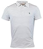 Polo Ralph Lauren Mens Performance Striped Polo Shirt