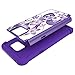 Samsung Galaxy Note 5 Case,Yiakeng Shock Absorbing Dual Layer Protective Fit Armor Phone Case Cover Shell for Samsung Galaxy Note 5 (Purple Flower)