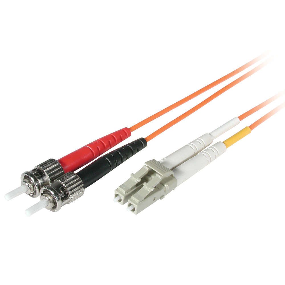 C2G 15m Fibre/Fiber Optic Cable for Fast Ethernet, Fiber Channel, ATM and Gibabit Patch Cable LC/ST Duplex Multimode 62.5/125 MM