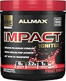 Allmax Impact Igniter Pre-Workout, Fruit Punch, 328g (20 Servings)