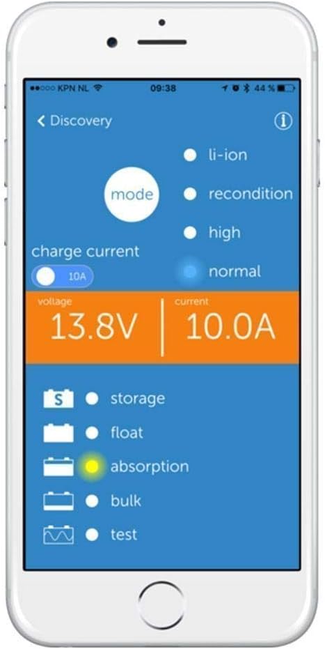 Victron Energy Blue Smart IP65 Smart Car Battery Charger 12V 15A - Image 5