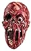 Rubie's unisex adult Screaming Corpse Overhead Latex Mask Party Supplies, Flesh/Red, One Size US