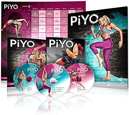 ZOMLAN PiYo Base Kit - DVD Workout with Exercise Videos with Nutrition Guide and Tape Measure