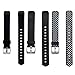 I-SMILE 3PCS Newest Replacement Wristband with Secure Clasps for Fitbit Alta Only(No Tracker, Replacement Bands Only) (3pcs Black Set 2)