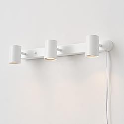 GLOBE Electric 60024 3-Light Plug-in Track