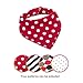 Corewill Baby Bandana Drool Bibs Absorbent Organic Cotton Baby Gift Set with Snaps(4 Packs)