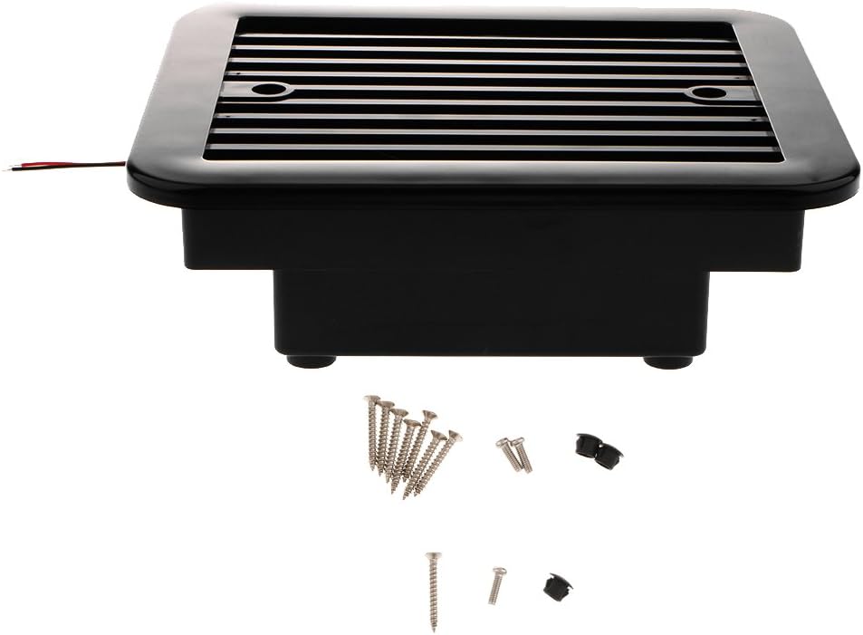 MASO 12V Side Exhaust Port Air Fan One-Way Ventilation Fans Dust-proof Strong Wind Cooling Fan for Car RV Caravan Van(Black) - Image 5