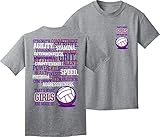Volleyball T-Shirt: Girls Are Made Volleyball
