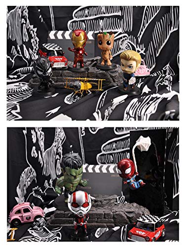 TinPlanet Marvel Avengers Endgame Iron Man Action Figure Collectible, Car Decoration Bobble Head Doll, 4 Inches