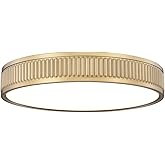 Z-Lite 1013F16-MGLD-LED Stari - 40W 1 LED Flush Mount-3 Inch Tall and 16.75 Inch Wide, Finish Color: Modern Gold
