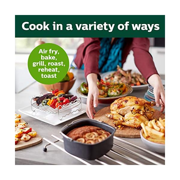 Philips Kitchen Appliances Premium Digital Airfryer with Fat Removal Technology + Recipe