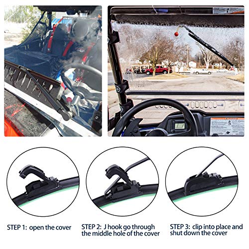 Xislet UTV Hand Operated Windshield Wiper Compatible with Polaris
