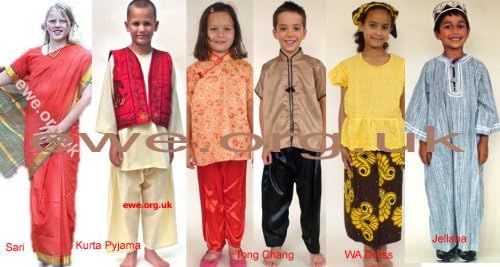 EW Education Multicultural Dressing-Up Costumes-Assorted Ethnic Costumes