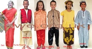 children's multicultural dressing up clothes