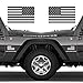 Classic Biker Gear Ghosted Subdued American Flags Tactical Military Flag USA Decal 3