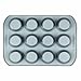 Farberware Soft Touch Nonstick Bakeware 12-Cup Muffin and Cupcake Pan, Champagne