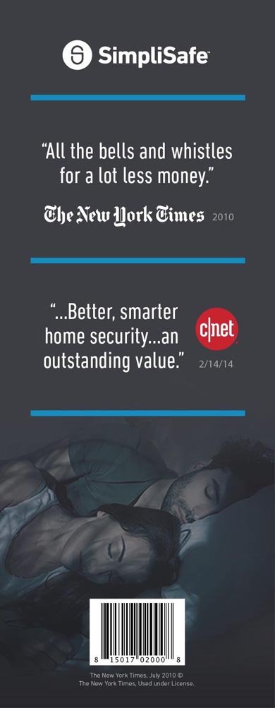 SimpliSafe Wireless WMBAS0500 Pack Basic Security Home