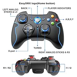 EasySMX Wireless Game Controller, 2.4G Wireless