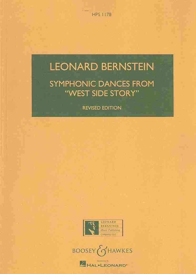 Symphonic Dances from "West Side Story": from "West Side Story". HPS 1178. orchestra. Partition d'étude.