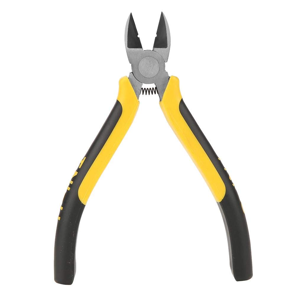 6 Inch Electronic Diagonal Cutting Pliers, High Hardness Wire Cutter Side Cutting Nippers for Various Cables (TU-206)