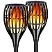 TomCare STL01 Upgraded, Waterproof Flickering Flames Torches Outdoor Solar Spotlights Landscape Decoration Lighting Dusk to Dawn, 2 Pack, Patio Driveway (2) primary