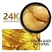 24K Gold Eye Treatment Masks Under Eye Pads Under Eye Bag Collagen Eye Mask for Anti Aging, Under Eye Dark Circles &Puffiness, Under Eye Patches for Anti Wrinkle, Moisturising, Whitening – 60pcsthumb 4