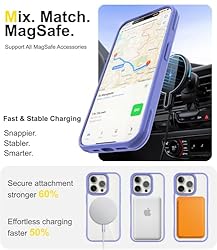 SUCGLES for iPhone 15 Pro Max Case with MagSafe