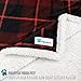 PetAmi Waterproof Dog Blanket for Medium Dogs, Puppies, Small Cats | Soft Sherpa Fleece Pet Blanket Throw for Sofa, Couch | Thick Durable Pet Bed Cover Floor Mat 30 x 40 inches (Plaid Red)thumb 3
