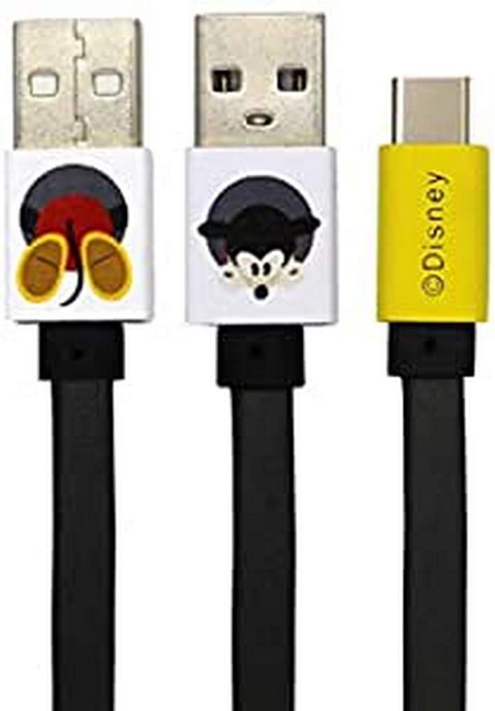 ERT GROUP USB-C 1m USB CABLE original and officially licensed Disney Mickey Tułów Gray