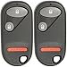Keyless2Go Replacement for New Keyless Entry Remote Key Fob for Select Civic and Pilot That Use FCC NHVWB1U523 or NHVWB1U521 (2 Pack)