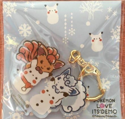 Amazon イッツデモ ポケモン ロコン アローラロコン アクリルキーホルダー アニメ 萌えグッズ 通販