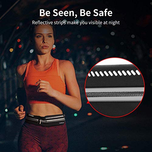 Lrikas Sport Heuptas Waterdicht Running Mobiele telefoonhouder Dames Heren met Pocket Running Belt - voor portemonnee… - Image 6