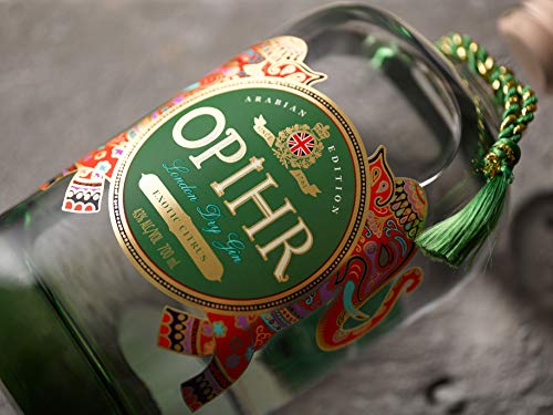 Opihr I Arabian Edition I London Dry Gin Black Lemon I Intensiver und würziger Premium Gin I Inspiriert durch die antike Gewürzstraße I 43% Vol. I 700 ml – Bild 3
