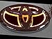 LED Illuminated Light Lighting Emblem Tuning Sticker 3M Badge Logo For Toyota (13 x 8.9 cm)