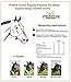 Standard Horse Fly Mask Without Ears and Nose, All Around Barn, Stable, Pasture, Trail Riding Sun Protection Standard - Style: No Ears or Nose - Size: Mini/Foal
